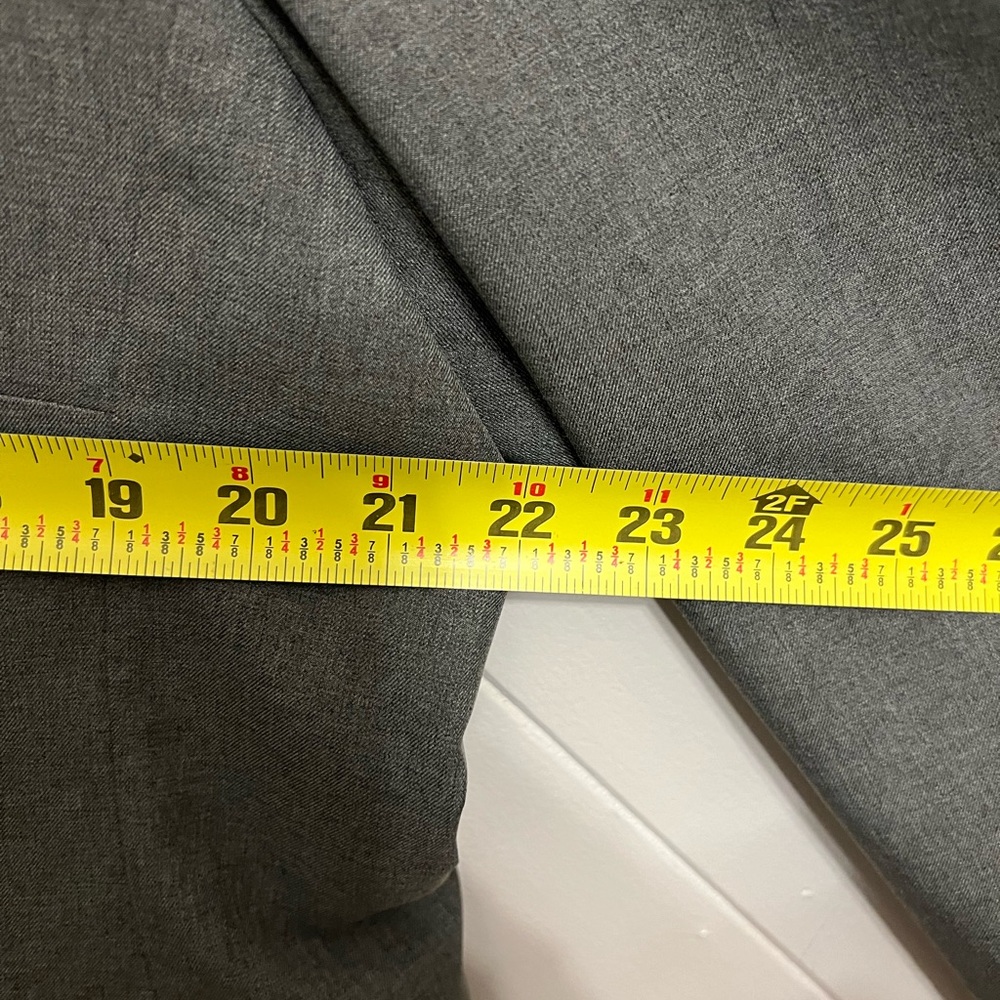 Audrey Gray Blazer Tailored Collarless Design View 4